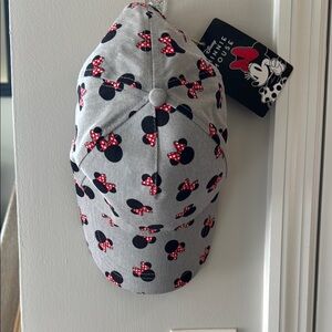 Disney Gray and Red Minnie Mouse Hat